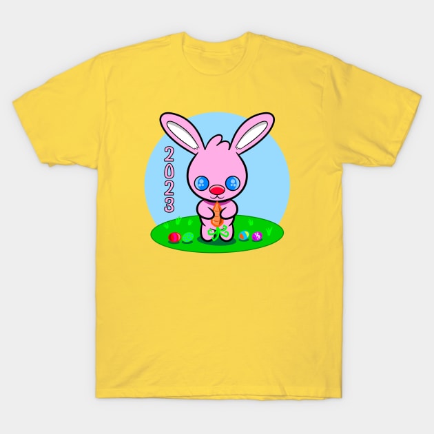 2023 Easter Bunny T-Shirt by RD Doodles